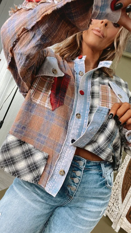 Value Deals Oli & Hali: Day Wear Washed Patchwork Top