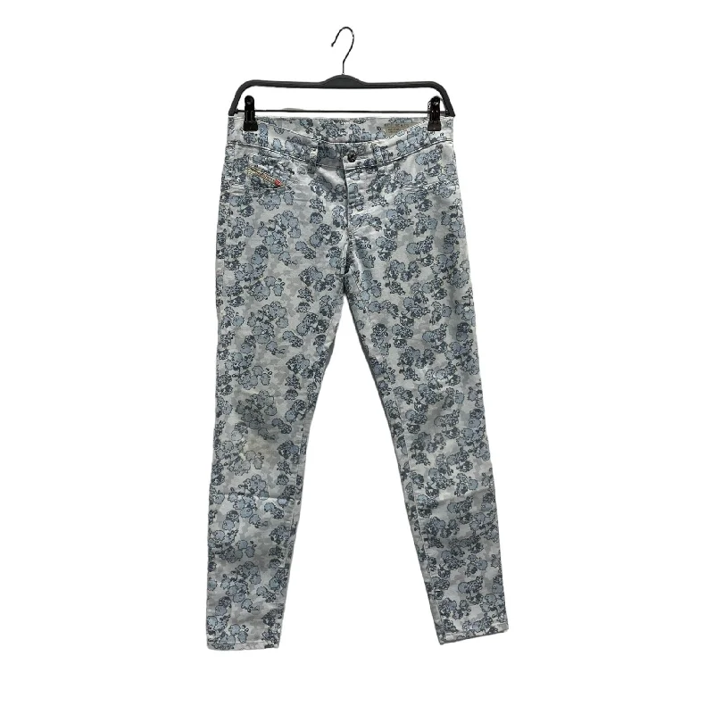 DIESEL///Skinny Pants/26/Floral Pattern/Denim/BLU//W [Designers] Essentials/