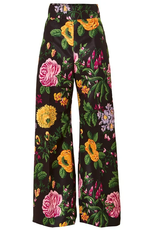 Wide Leg Floral Pant