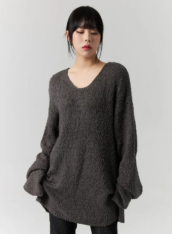 Weekend Savings Bonanza Unisex V-Neck Knit Sweater CS314