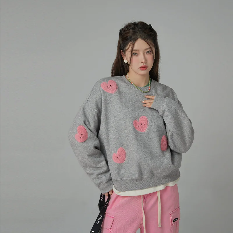 Make Your Weekend Count with Savings In The Crowd Heart Sweatshirt