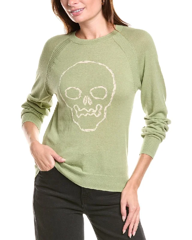 Weekend Bargains to Sizzle 27 Miles Malibu Skull Front Sweater
