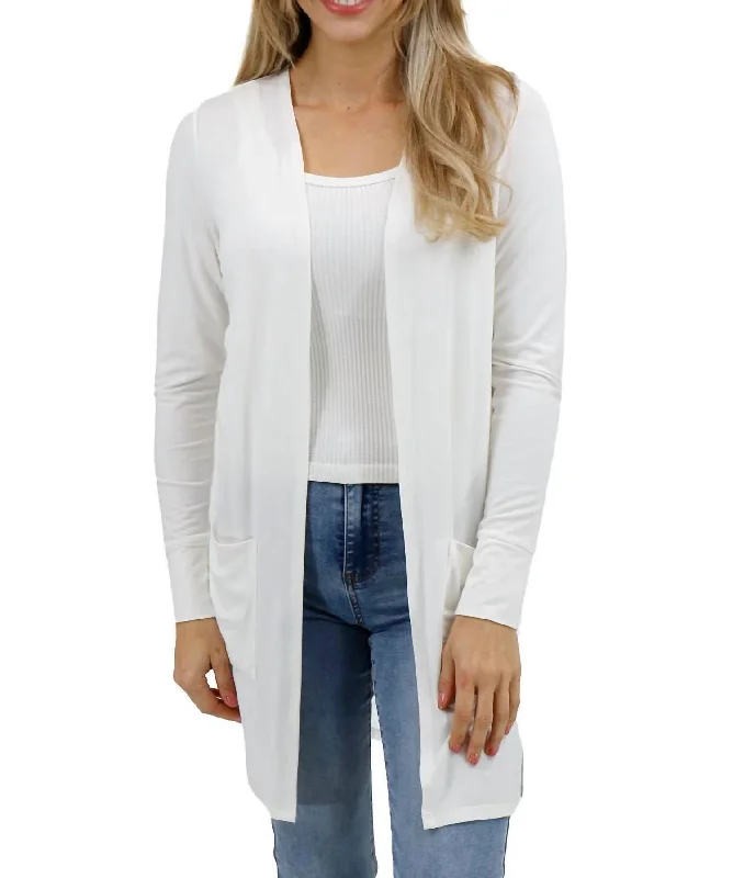 Online Exclusive Casual Day Cardigan In Ivory