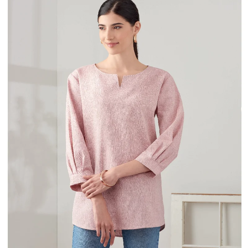 Reduced Rates Simplicity Sewing Pattern 9274 Tops In Two Lengths
