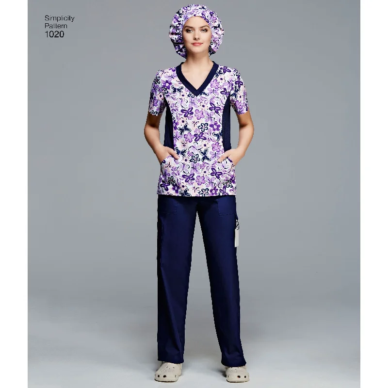 Simplicity Pattern 1020 Misses' and Plus Size Scrubs