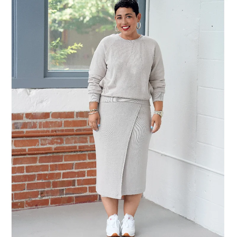 Weekend Deals That Sizzle Simplicity Sewing Pattern 9450 Misses' Knit Tops and Skirts