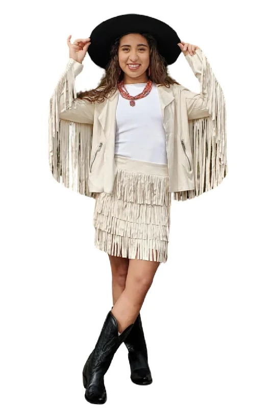 WAY Bone Fringe Jacket-Final Price