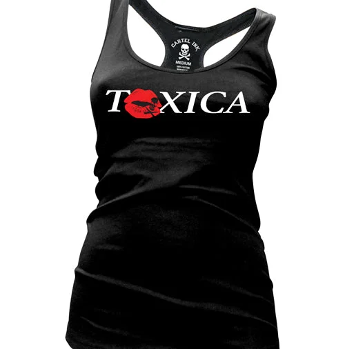 Weekend Savings Bonanza Toxica Kiss Women's Racer Back Tank Top