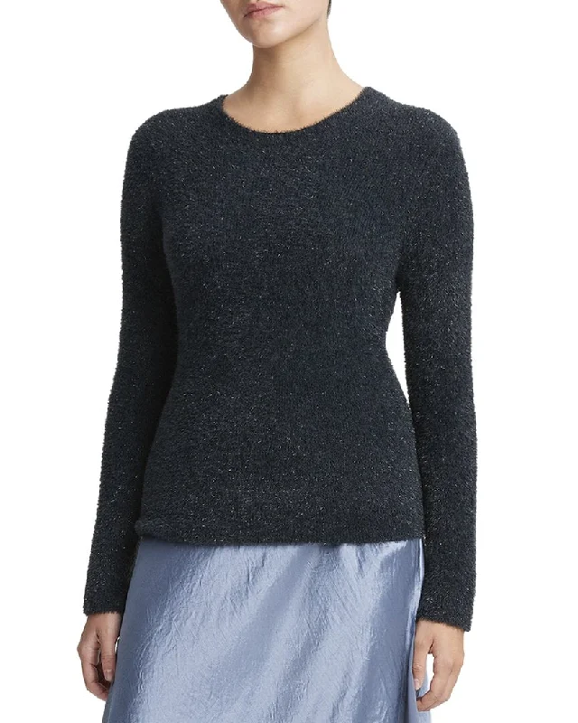 Weekend Savings Spree Vince Lurex Soft Eyelash Pullover