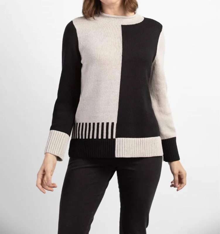 Weekend Bargains to Celebrate Ying Yang Piano Key Tunic In Putty