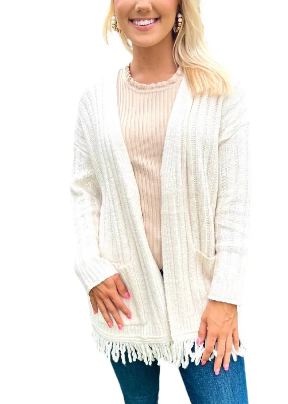 Bargain Alert Delaney Cardigan In White