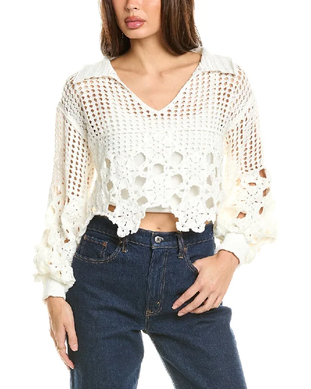 Extra Savings Seraphina Crochet Sweater
