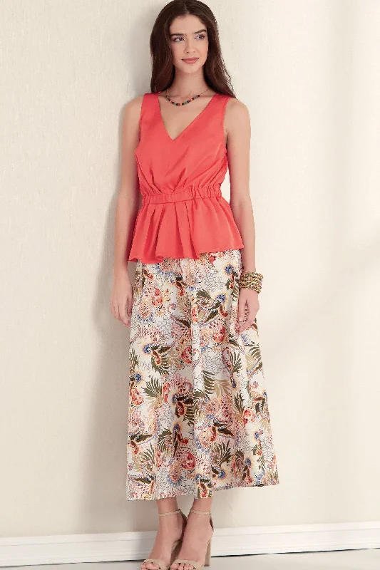 Today's Deal New Look Sewing Pattern 6668 Misses' Top and Skirt
