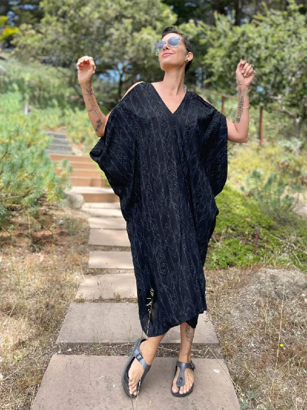 Weekend Specials to Indulge In Ikat Print Kaftan Dress