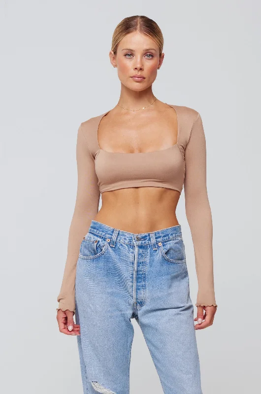 Price Slash Emily Top in Nude