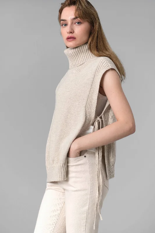 Weekend Savings Galore Cashmere Tie Sweater Vest