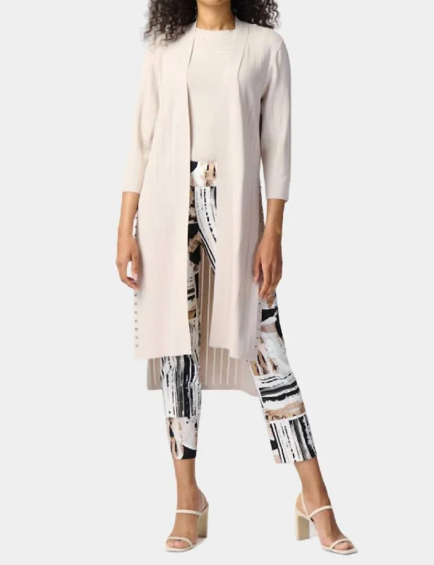 Weekend Specials to Relish Long Cover-Up Cardigan In Moonstone