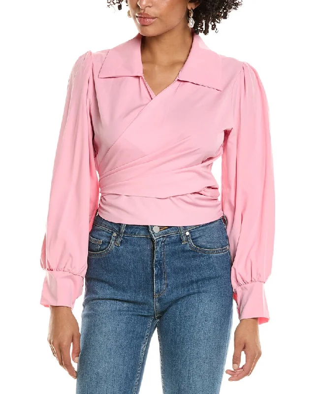 Special Discount Madison Miles Wrap Top