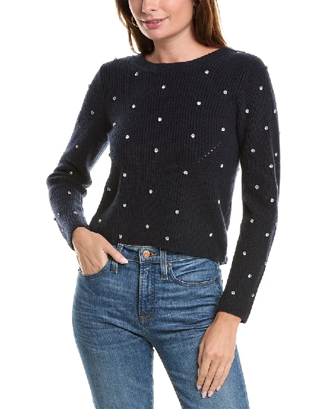 Instant Deal Elie Tahari V-Wrap Cashmere Sweater