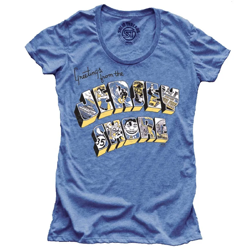 Exclusive Weekend Offers Inside Women's Greetings from the Jersey Shore T-shirt