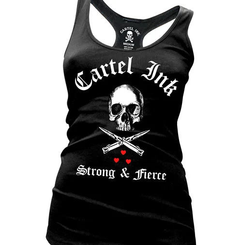 Weekend Bargains to Indulge In Strong and Fierce Women's Racer Back Tank Top
