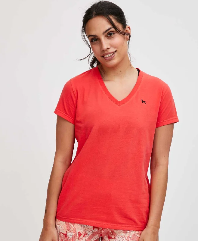 Weekend Bargains to Snag Ladies Classic V-Neck Shortsleeve Tee