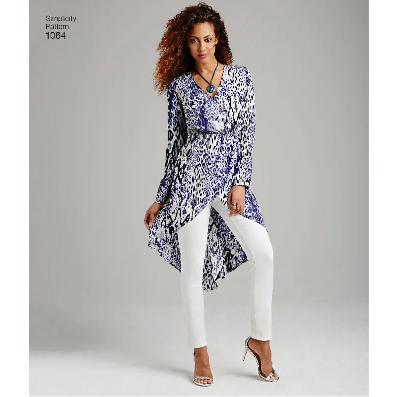 Simplicity Pattern 1064 Misses' Tunics