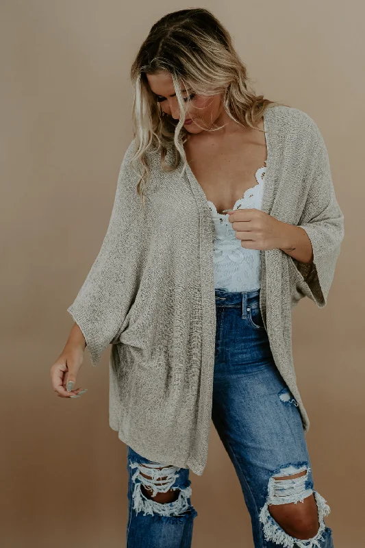 All You Need Slouchy Cardi, Oatmeal