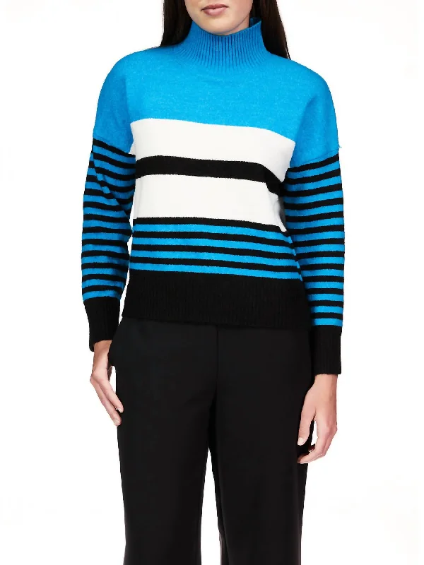 Weekend Deals to Brighten Your Day Cruise Sweater In Blue Moon Stripe