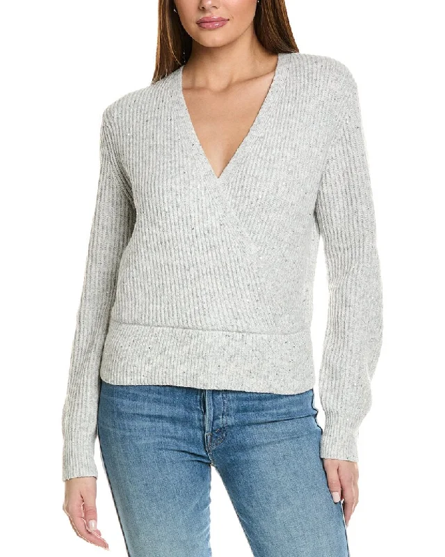 Year-End Clearance Michael Stars Laurel Surplice Sweater