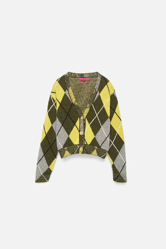 Argyle Women's Cardigan