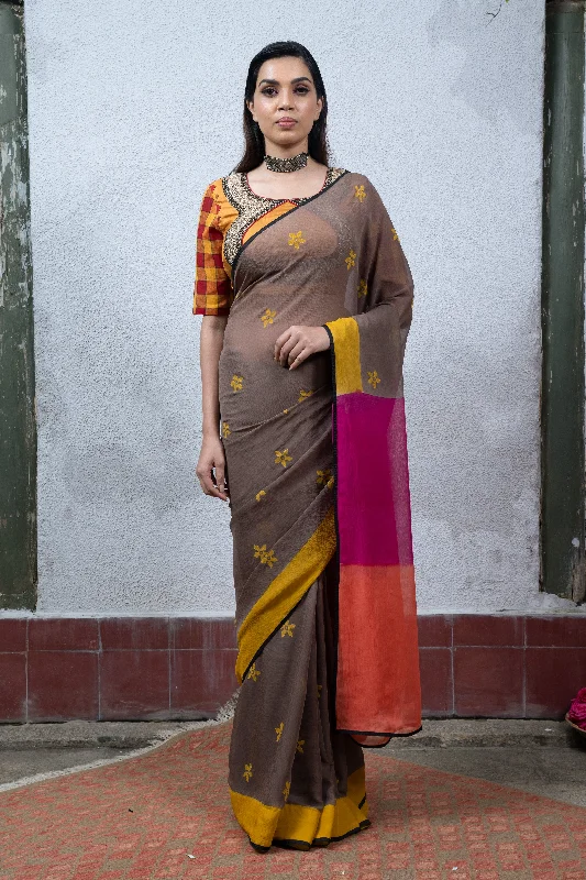 Super Sale Grey Saree
