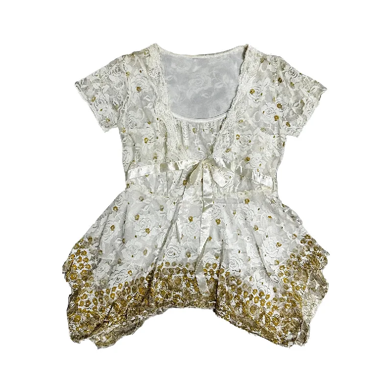 Weekend Deals That Impress Floral Overlay Top