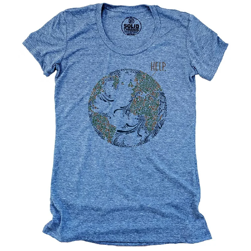 Weekend Deals That Please Women's Earth Help T-Shirt
