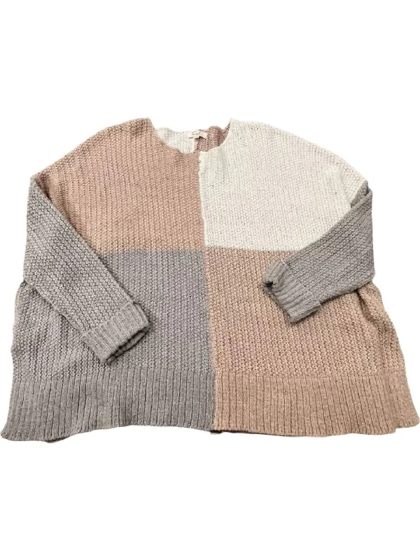 Daily Special Color Block Lightweight Sweater In Multi-Colored