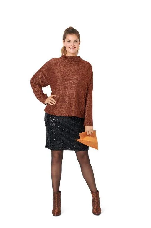 Weekend Offers You Can't Ignore Burda Sewing Pattern 6087 Top, Dress – Figure Fitting
