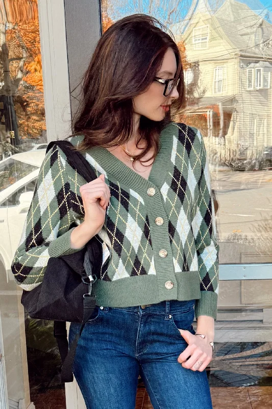 Weekend Bargains to Cherish Eliana Argyle Check Cardigan