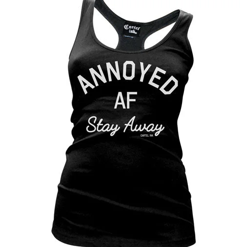 Weekend Savings Galore Annoyed AF Women's Racer Back Tank Top