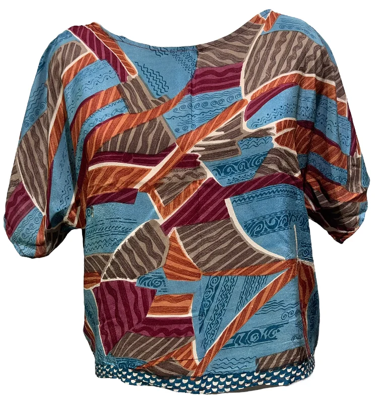 Super Sale PRC4752  Avatar Pure Silk Boxy Top