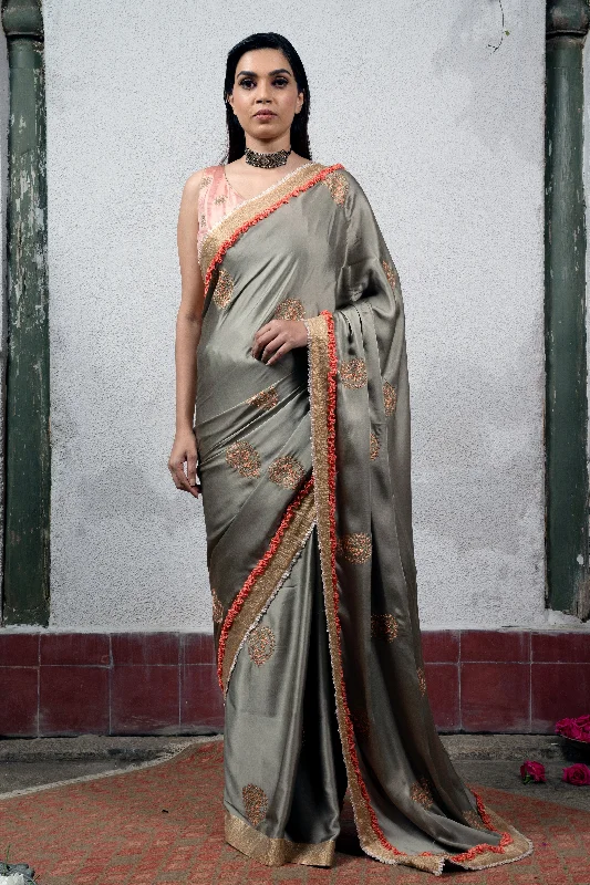 Weekend Savings Fiesta Apsara: Grey Saree