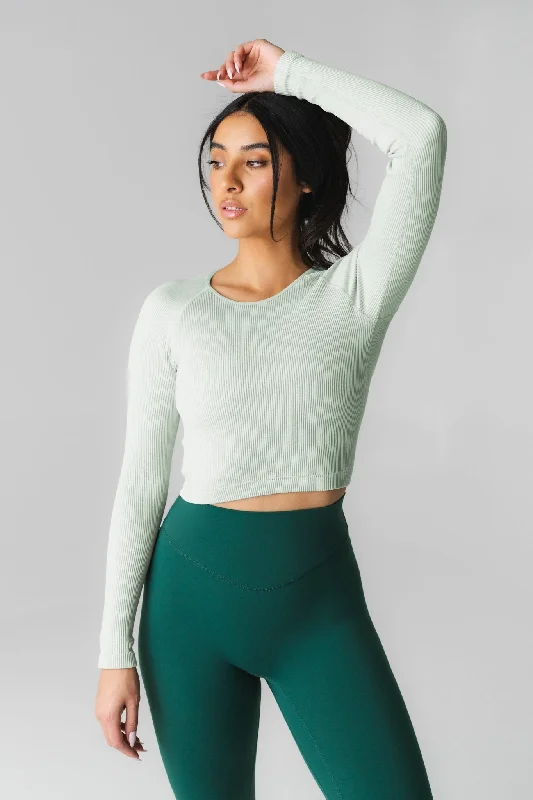 Price Drop Vitality Synergy® Open Back Long Sleeve - Mint