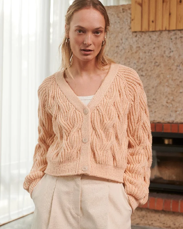 Can't Resist Nemunas: Golden Hour Merino Wool Cardigan