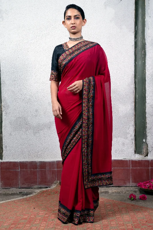 Hot Buy Mysore: Red Saree