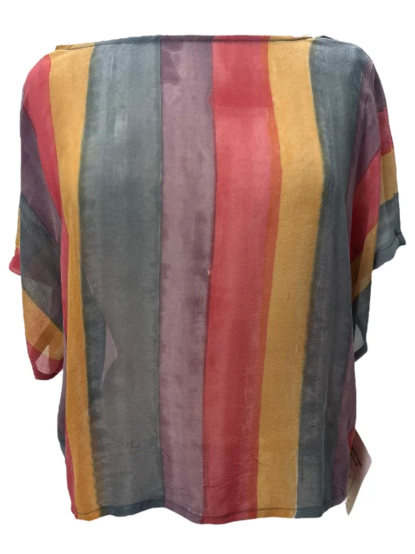 Now or Never PRG823 Sheer Avatar Pure Silk Boxy Top